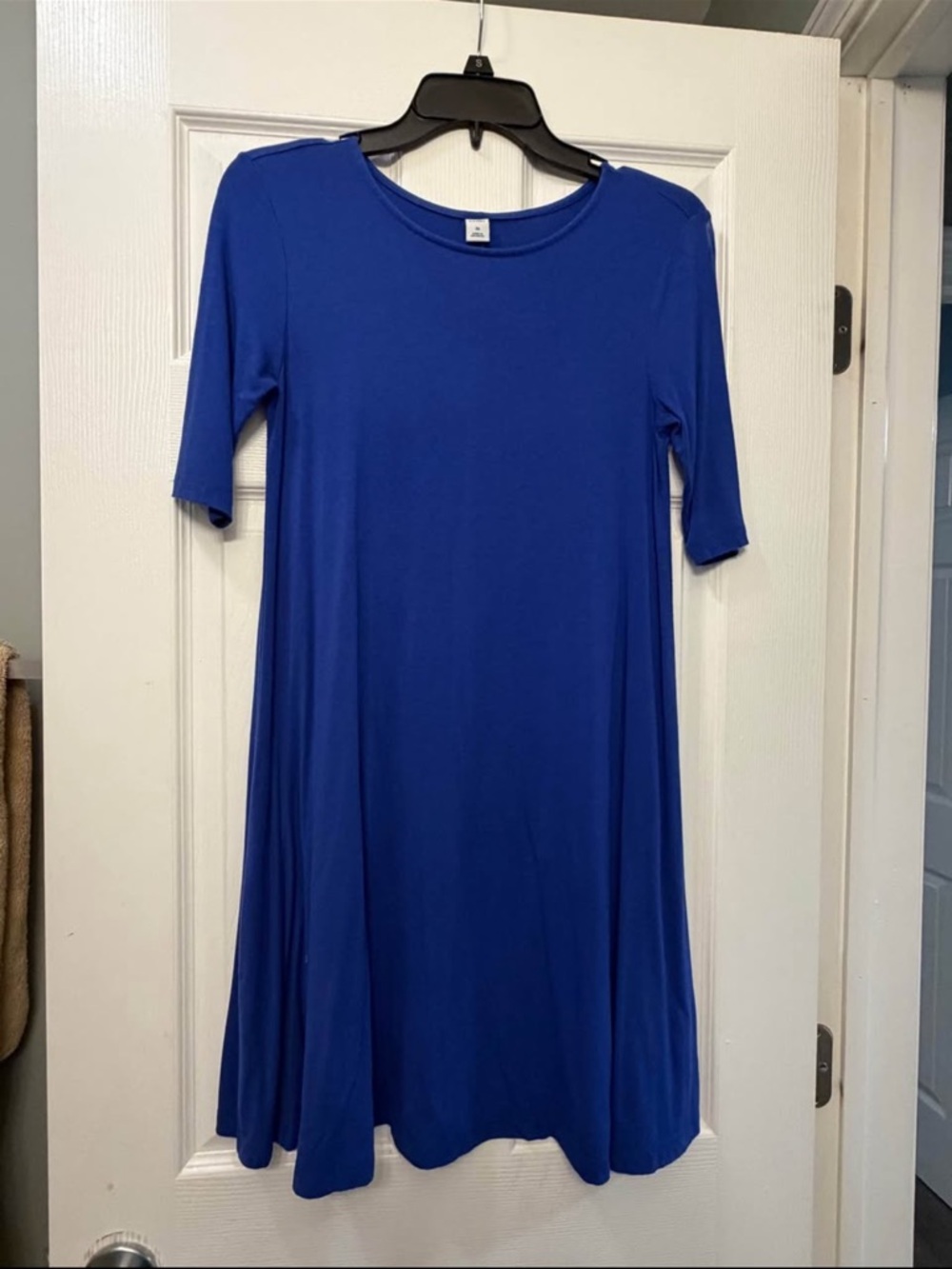 Old Navy Blue Midi Swing Dress